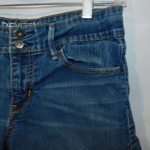 DENIZEN from Levi's Womens 6 Blue Denim Shorts  4" inseam High 8" Rise - Picture 6 of 11